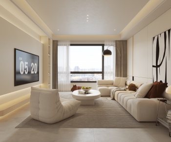 Modern A Living Room-ID:429888017