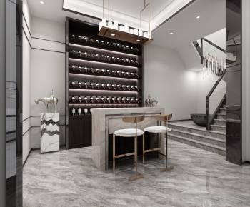 Modern Wine Cellar/Wine Tasting Room-ID:979118116