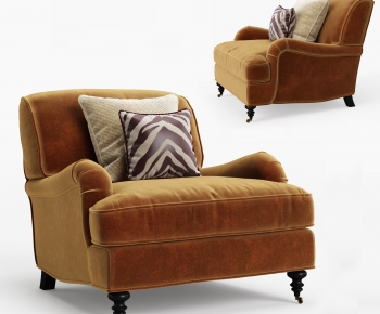 Simple European Style Single Sofa-ID:374993097