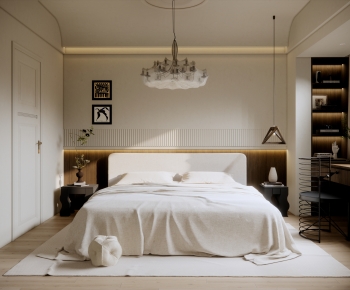 Modern Wabi-sabi Style Bedroom-ID:717139012