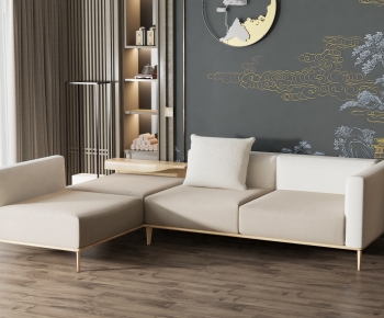 New Chinese Style Corner Sofa-ID:786700015