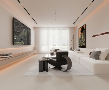 Modern A Living Room-ID:913558964