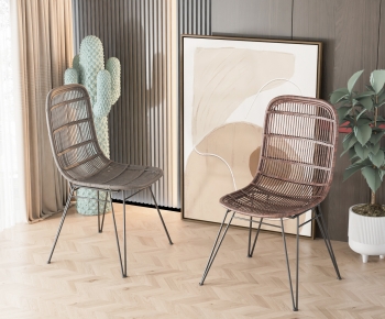 Wabi-sabi Style Single Chair-ID:370760099
