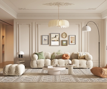 French Style A Living Room-ID:899667022