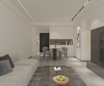 Modern A Living Room-ID:905522119