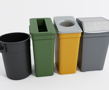 Modern Trash Can-ID:296812064