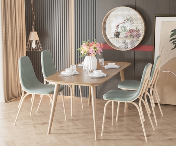 Modern Dining Table And Chairs-ID:601264957