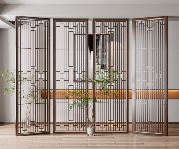 New Chinese Style Metal Screen Partition-ID:280561922