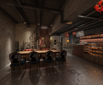 Industrial Style Cafe-ID:186693916