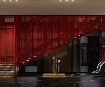 New Chinese Style Stairwell-ID:904237998