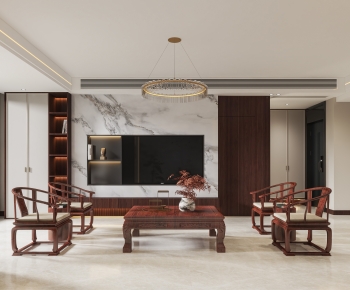New Chinese Style Bedroom-ID:707809938