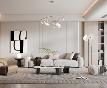 Modern A Living Room-ID:687592982