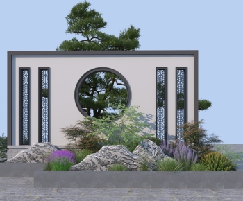 New Chinese Style Landscape Wall-ID:813810893