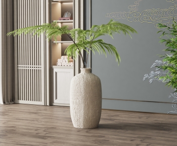 Modern Ground Green Plant Potted Plants-ID:640367982