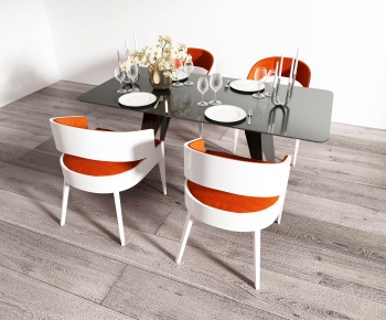 Modern Dining Table And Chairs-ID:921013128