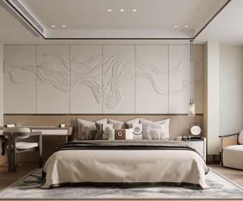 New Chinese Style Bedroom-ID:716331039