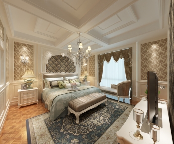 Simple European Style Bedroom-ID:113979103