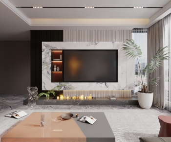 Modern A Living Room-ID:327800991