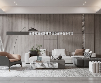 Modern A Living Room-ID:821691047