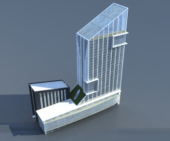 Modern Appearance Of Commercial Building-ID:302371034