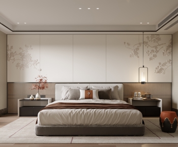 New Chinese Style Bedroom-ID:870523933