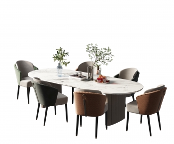 Modern Dining Table And Chairs-ID:597826006