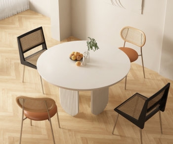 Modern Dining Table And Chairs-ID:674598932