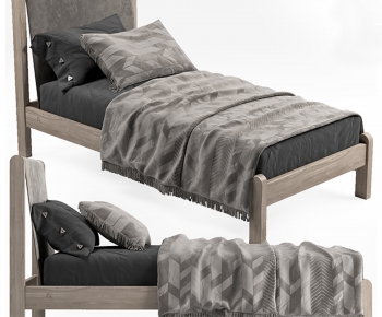 Modern Single Bed-ID:485601908