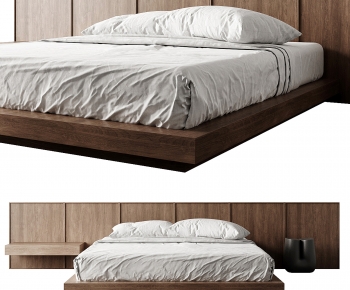 Modern Double Bed-ID:865293982