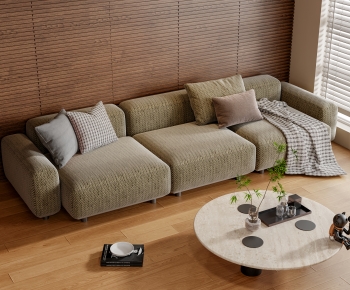Modern Three-seat Sofa-ID:102679017