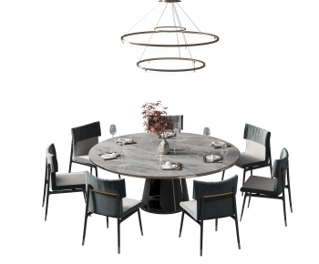 New Chinese Style Dining Table And Chairs-ID:957110885