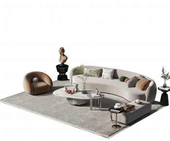 Modern Curved Sofa-ID:438182124