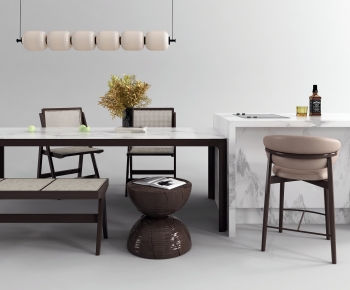 Modern Dining Table And Chairs-ID:566387892