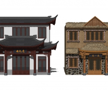 Chinese Style Facade Element-ID:563100103