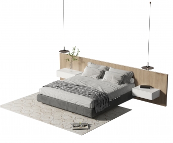 Modern Double Bed-ID:330769063