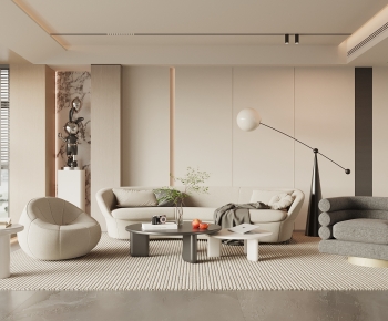 Modern A Living Room-ID:813589199