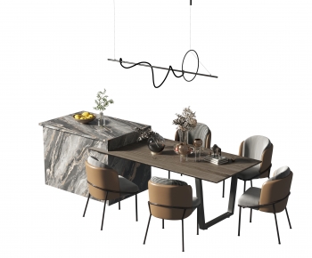 Modern Dining Table And Chairs-ID:772893919