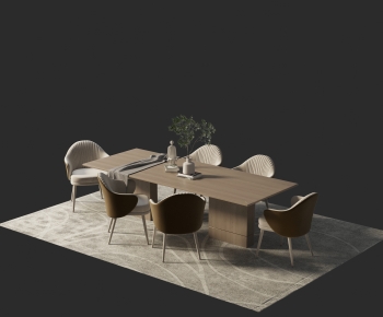 Modern Dining Table And Chairs-ID:858341935
