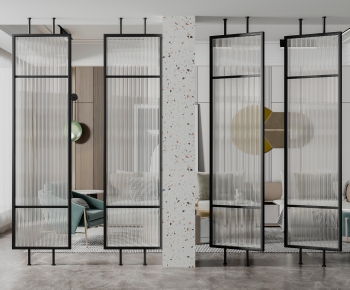 Modern Glass Screen Partition-ID:302491231