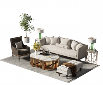 American Style Sofa Combination-ID:537565953