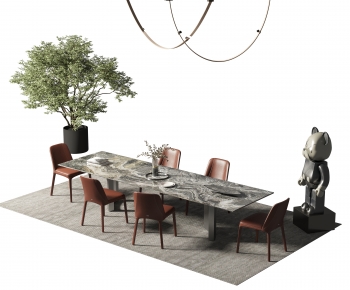 Modern Dining Table And Chairs-ID:255528938
