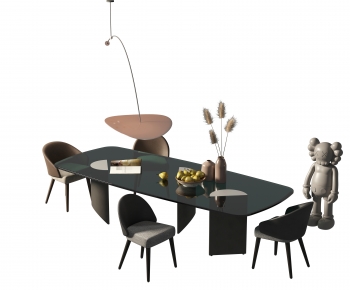 Modern Dining Table And Chairs-ID:645205029