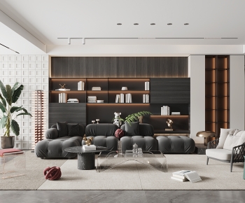 Modern A Living Room-ID:236084943