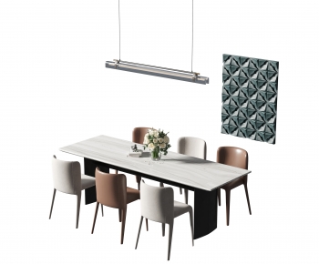 Modern Dining Table And Chairs-ID:133656985