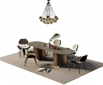 Modern Dining Table And Chairs-ID:606192116