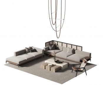 New Chinese Style Sofa Combination-ID:116754068