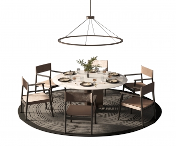 New Chinese Style Dining Table And Chairs-ID:768368968