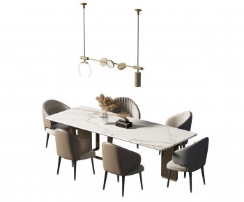 Modern Dining Table And Chairs-ID:584078076