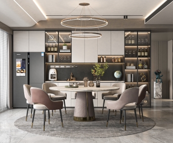 Modern Dining Room-ID:673106917