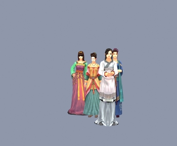 中式古装女人-ID:250448944